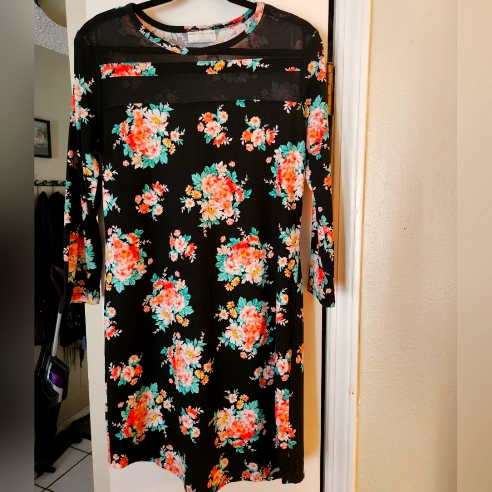 Bobbie & Brooks Floral Dress Shirt